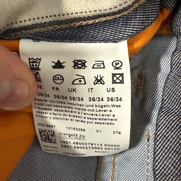 BOSS ORANGE Gray Classic Straight-Leg Jeans - Picture 4 of 4